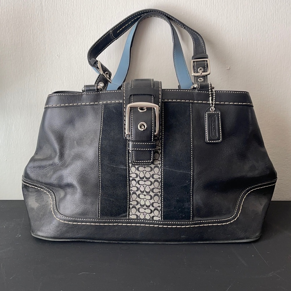 black coach purse